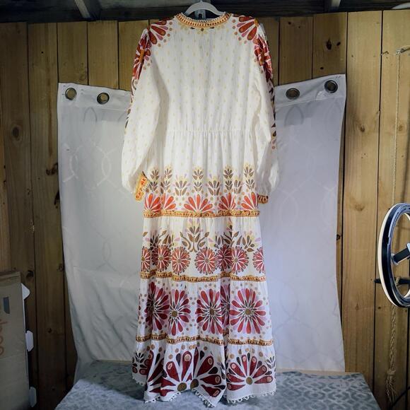 Farm Rio Ainika Flowers Maxi Dress NWT Size XL - Picture 6 of 16